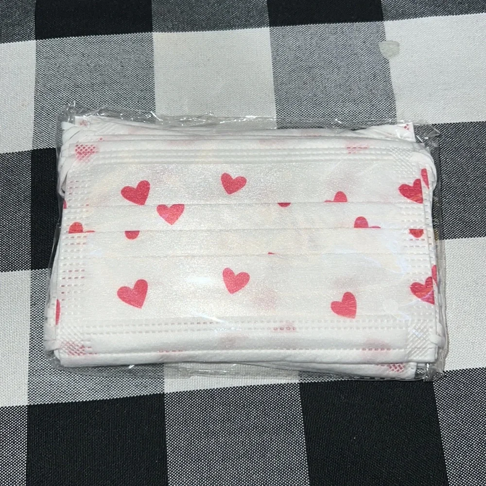 3 SEALED BAGS (10 in each bag) KID GIRL PINK DISPOSABLE MASKS